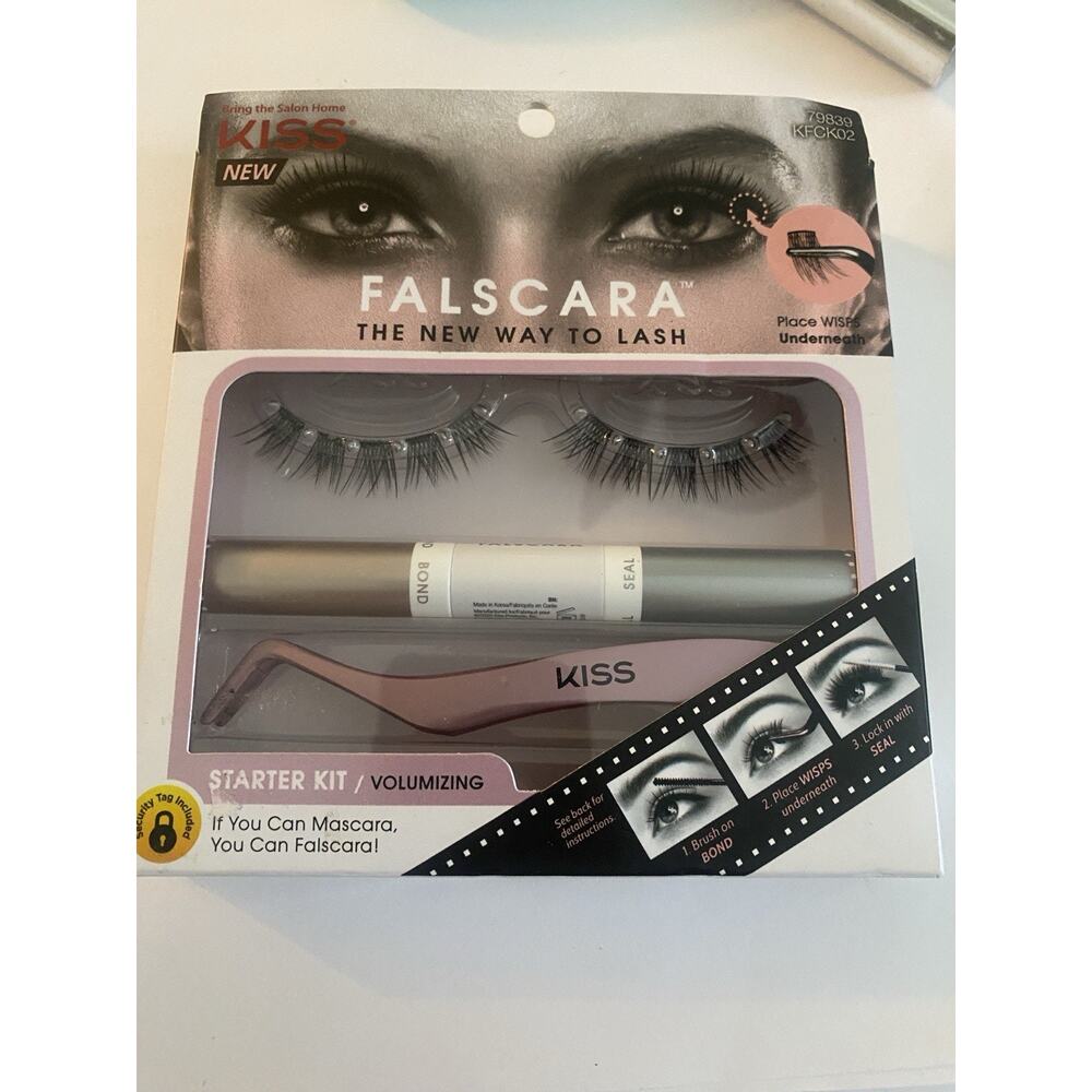Kiss Falscara Lashes Starter Kit Volumizing (1 kit)